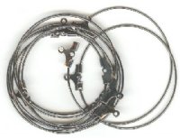 5 Pairs of 35mm Gunmetal Plated Earring Hoops